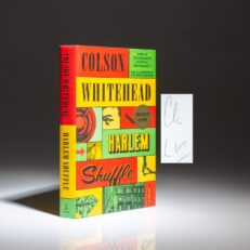 Signed first edition of Harlem Shuffle by Colson Whitehead.