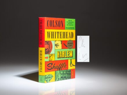 Signed first edition of Harlem Shuffle by Colson Whitehead.