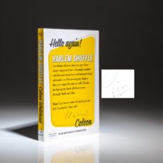 Uncorrected galley proof of Harlem Shuffle, signed by the author, Colson Whitehead.