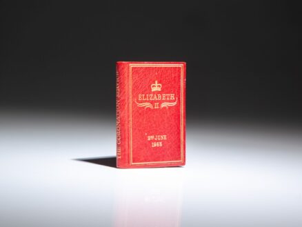 Form and Order of the Service that is to be Performed and the Ceremonies that are to be Observed in the Coronation of Her Majesty Queen Elizabeth II, in miniature, published in 1953.
