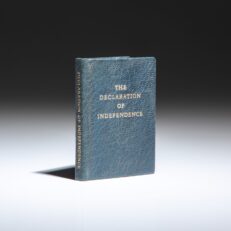 Limited edition miniature of The Declaration of Independence, published in 1970.