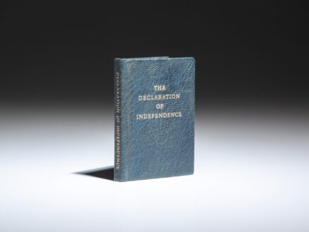 Limited edition miniature of The Declaration of Independence, published in 1970.