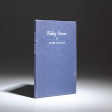 Privately printed copy of Telling Stories by Joan Didion, for the Friends of the Bancroft Library.