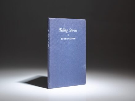Privately printed copy of Telling Stories by Joan Didion, for the Friends of the Bancroft Library.