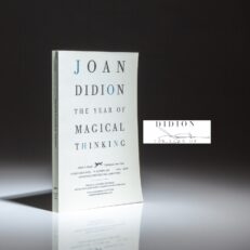 Signed uncorrected proof copy of The Year of Magical Thinking by Joan Didion.