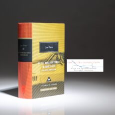 Signed copy of We Tell Ourselves Stories in Order to Live, a collection of nonfiction by Joan Didion. This is the first Everyman's Library edition, published in 2006.