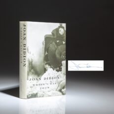Signed first edition, first printing of Where I Was From by Joan Didion.