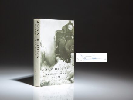 Signed first edition, first printing of Where I Was From by Joan Didion.