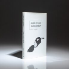 The first American edition, first printing of Cleaned Out, signed by Annie Ernaux on a bookplate.
