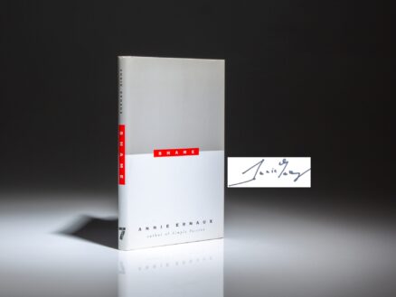 The first American edition, first printing of Shame, signed by Annie Ernaux.