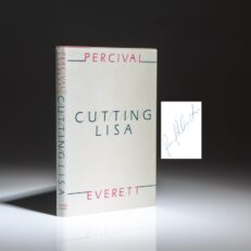 Signed first edition of Cutting Lisa by Percival Everett.