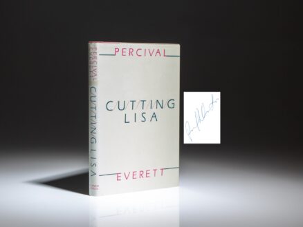 Signed first edition of Cutting Lisa by Percival Everett.