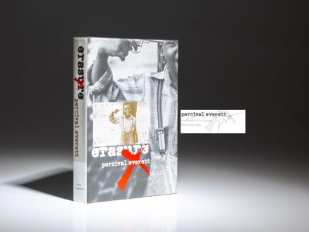 Signed first edition of Erasure: A Novel by Percival Everett.