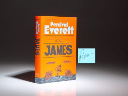 Signed first U.K. edition of James by Percival Everett.