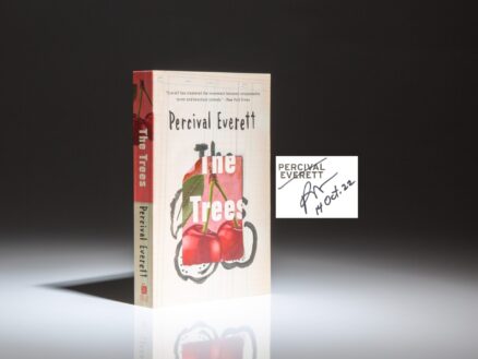 Signed first U.K. edition of The Trees by Percival Everett.