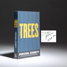 Signed first paperback edition of The Trees: A Novel by Percival Everett.