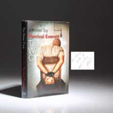 Signed first edition of The Water Cure by Percival Everett.