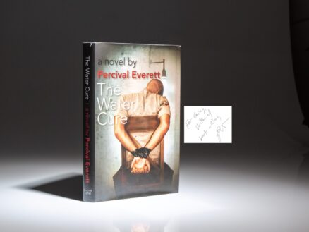 Signed first edition of The Water Cure by Percival Everett.