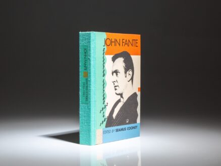 Signed limited edition of John Fante's Selected Letters 1932-1981, published by the Black Sparrow Press in 1991.