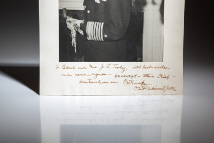 Fleet Admiral Chester Nimitz Signed Photograph - Image 2