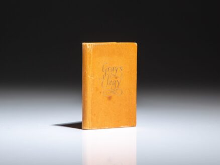 Limited edition miniature of Elegy Written in a Country Churchyard by Thomas Gray, published in 1960.