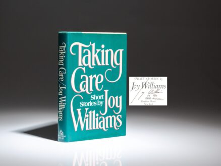 Signed first edition of Taking Care: Short Stories by Joy Williams.