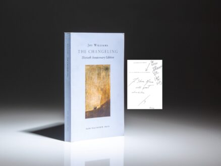 Signed 30th anniversary edition of The Changeling by Joy Williams, additionally signed by the author of the foreword, Rick Moody.