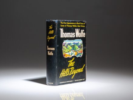 First edition of The Hills Beyond by Thomas Wolfe.