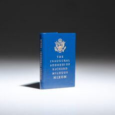 Limited edition miniature of The Inaugural Address of Richard Milhous Nixon.