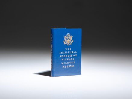 Limited edition miniature of The Inaugural Address of Richard Milhous Nixon.