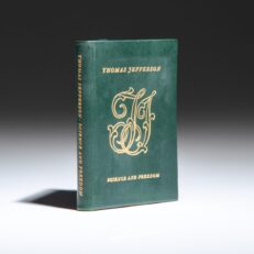 Thomas Jefferson's letter to the student William Greene Munford, written on June 18, 1799, in miniature, published in 1964.