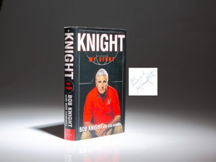 Signed first edition of Knight: My Story by Coach Bob Knight.