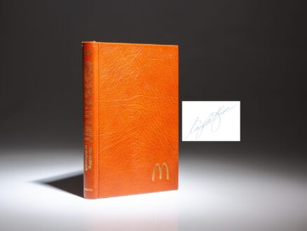 The signed deluxe edition of Grinding It Out: The Making Of McDonald's by Ray Kroc.