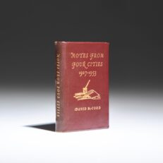 Limited edition miniature of Notes From Four Cities, 1927-1953 by David McCord.