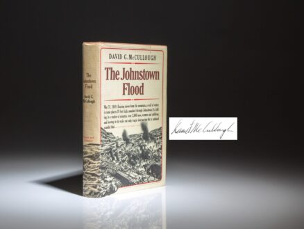 First edition, first printing of The Johnstown Flood, signed by David McCullough.