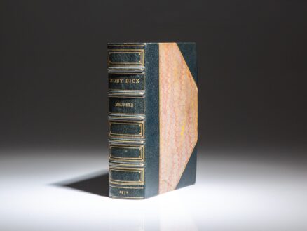 The first Rockwell Kent-illustrated edition of Moby Dick or, The Whale by Herman Melville, finely bound by Sangorski and Sutcliffe of London.