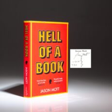 Signed first U.K. edition of Hell of a Book by Jason Mott.