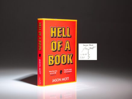 Signed first U.K. edition of Hell of a Book by Jason Mott.