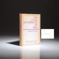 Signed first Viking edition of The Little Disturbances of Man: Stories of Men and Women at Love by Grace Paley.