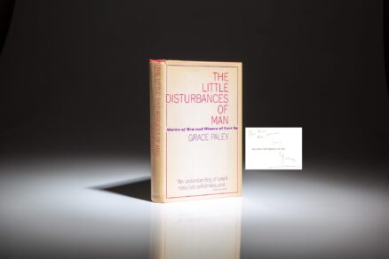 Signed first Viking edition of The Little Disturbances of Man: Stories of Men and Women at Love by Grace Paley.