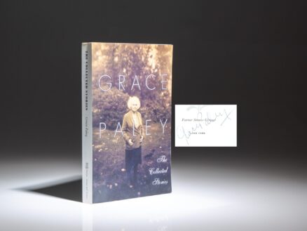 Signed uncorrected proof of The Collected Stories by Grace Paley.