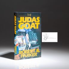 Signed first U.K. edition of The Judas Goat by Robert B. Parker.