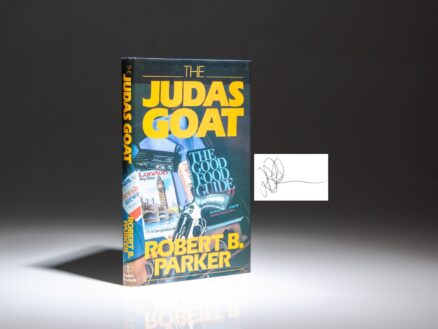 Signed first U.K. edition of The Judas Goat by Robert B. Parker.