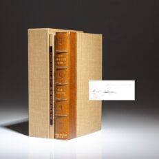 The signed limited edition of The Beaver Men: Spearheads of Empire by Mari Sandoz.