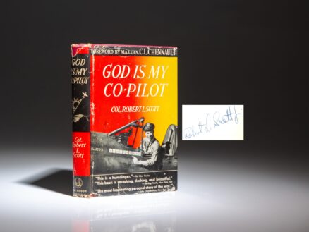 Signed copy of God Is My Co-Pilot by General Robert Lee Scott Jr., World War II flying ace.