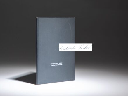 Signed first edition of Evening Man by Frederick Seidel.