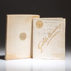Inscribed by President William H. Taft, the program for the Union League of Philadelphia: Golden Anniversary, February, 12, 1913, one of the final public addresses of President Taft during his term in office.