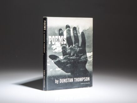 First edition of Poems by Dunstan Thompson, published in 1943.
