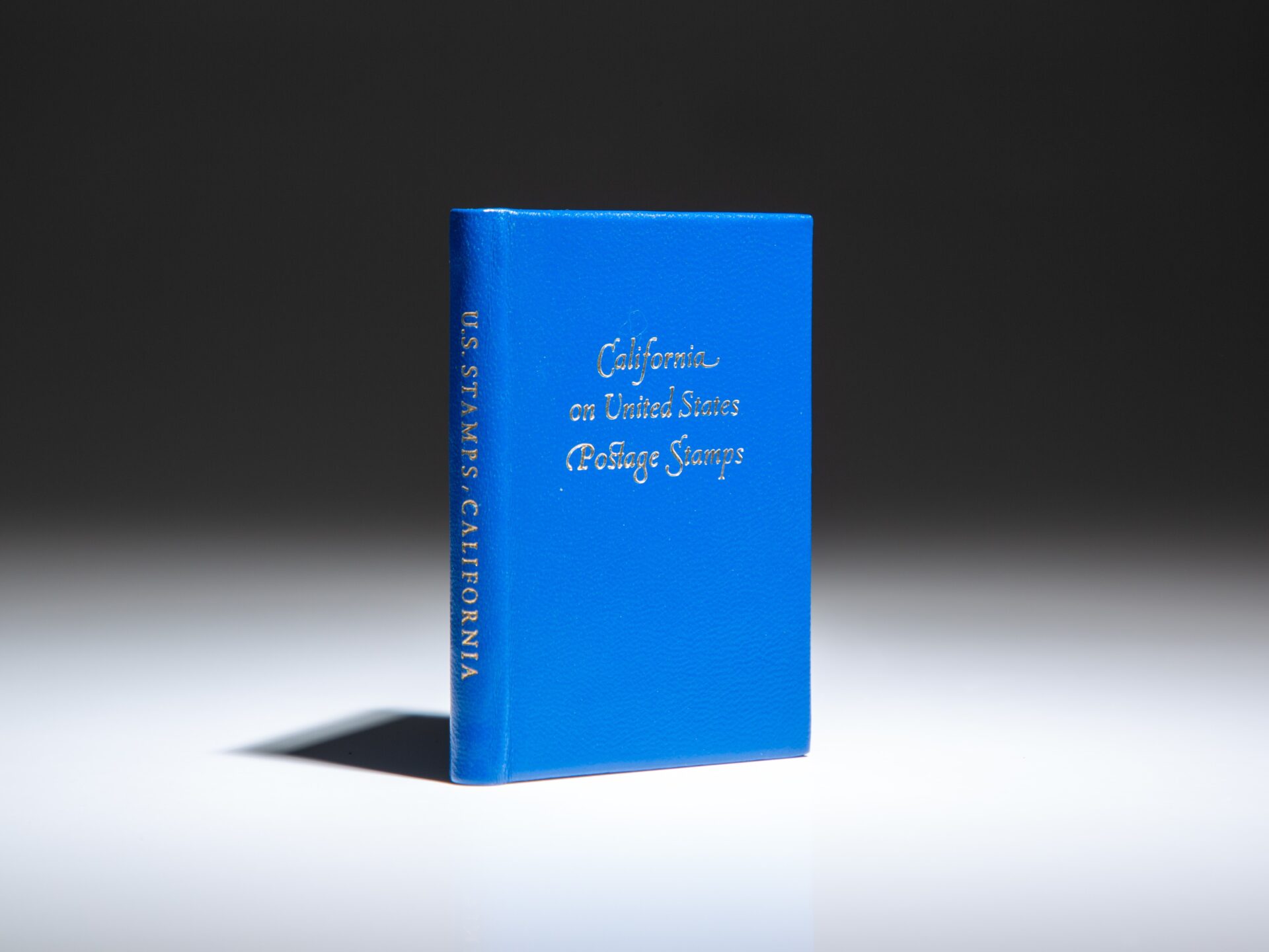 California on United States Postage Stamps by Francis J. Weber, in miniature, limited edition of 1,500 copies.