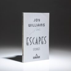Signed uncorrected proof of Escapes: Stories by Joy Williams.